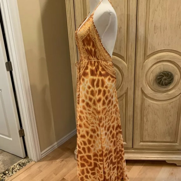 NWT COF 3 Way Giraffe Embellished Maxi Dress O/S - Picture 2 of 3